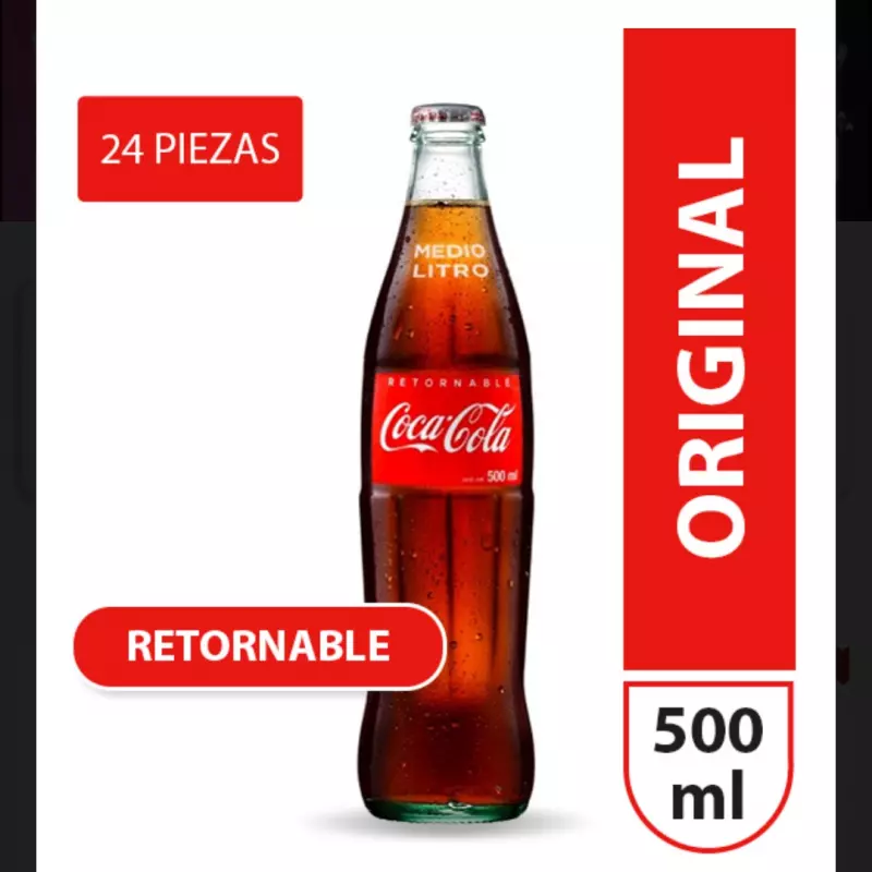 Caja Coca Cola 500ml