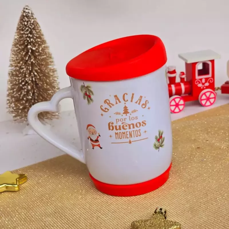 Mug Base Tapa Navidad