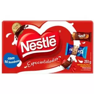 Caixa de bombom Nestle- 250 gramas