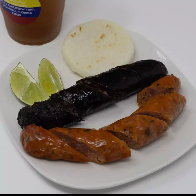 Rellena o Morcilla con arepa