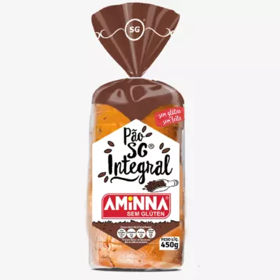 Pão Integral  Sem Glúten e Sem Leite