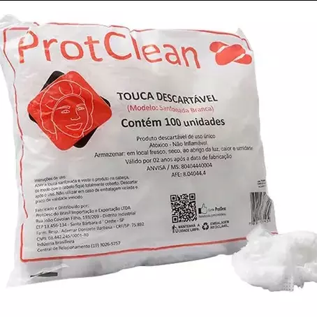 Touca Sanfonada Branca (4578)