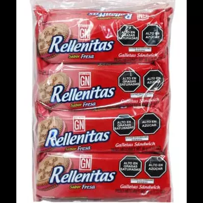 Galletas Rellenitas Fresa 8U