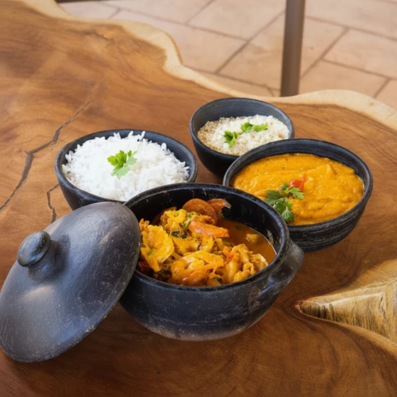 MOQUECA PEIXE E CAMARÃO