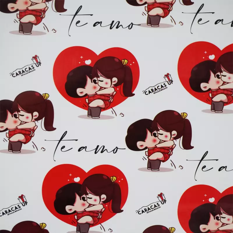 PAPEL DE REGALO TE AMO