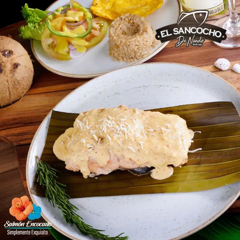 SALMÓN ENCOCADO