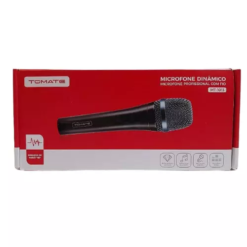 MICROFONE C/FIO TOMATE MT-1013