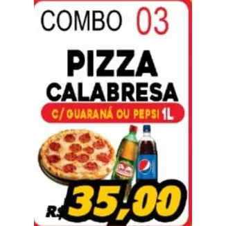 Combo 03 Pizza Calabresa