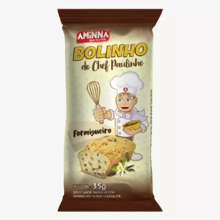 Mini bolinho formigueiro sem glúten