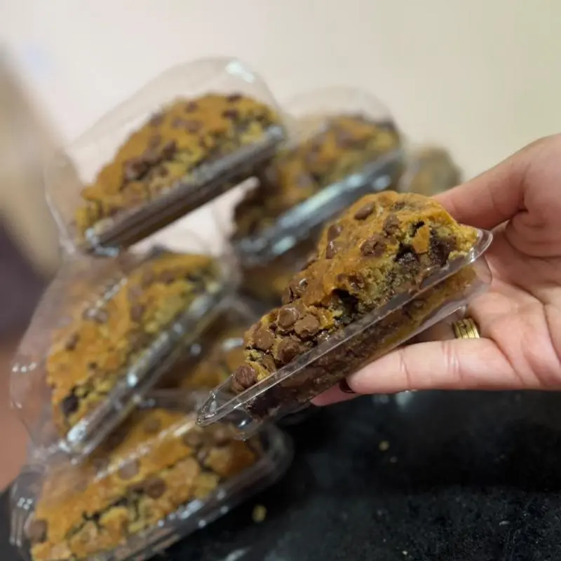 Fatia de cookie de Nutella