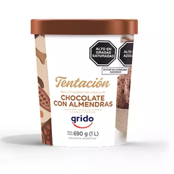 Tentación Chocolate con almendras
