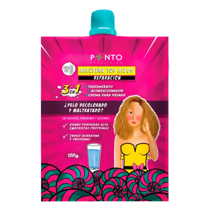 PONTO BRASIL - MASCARILLA 3 EN 1