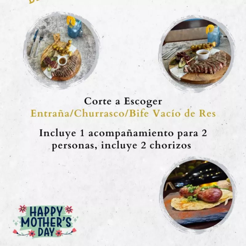 3)Día de la Madre Para 2 Para llevar