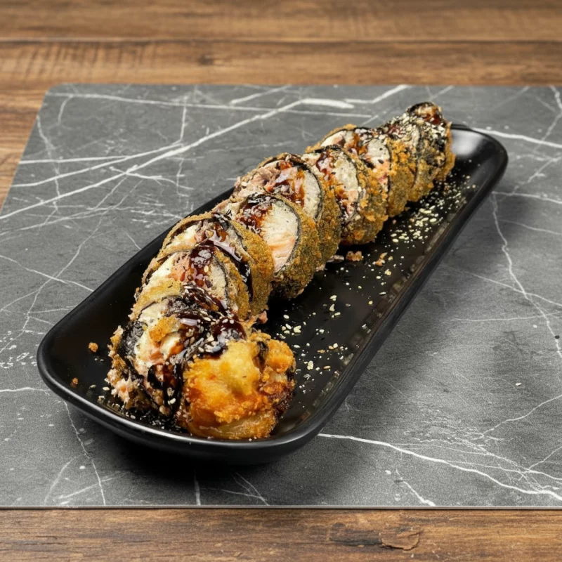 2 Hot Roll Sushi Salmão 10 Peças