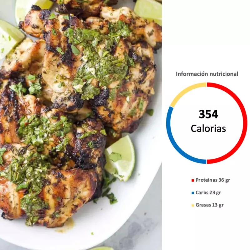 Vier 29 Mayo - Pollo en chimichurri