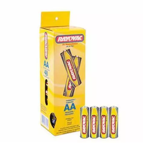 Pilha Rayovac Grande com 4un
