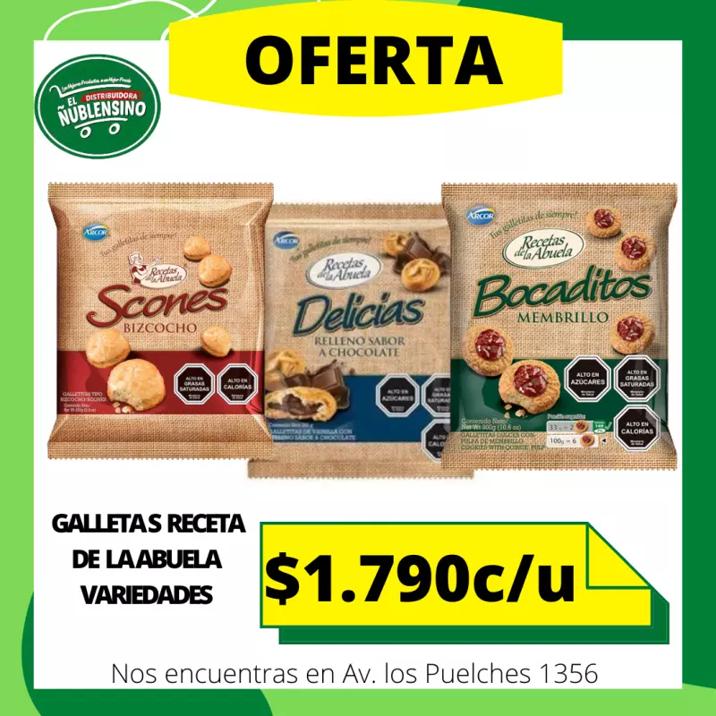 Galleta variedades receta de la abue