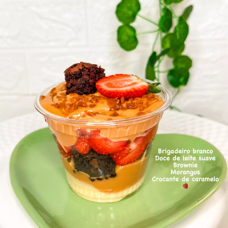 Copo Brownie (Doce de leite)