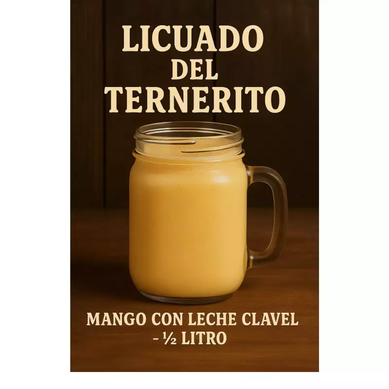 🥭 Licuado del Ternerito: Mango