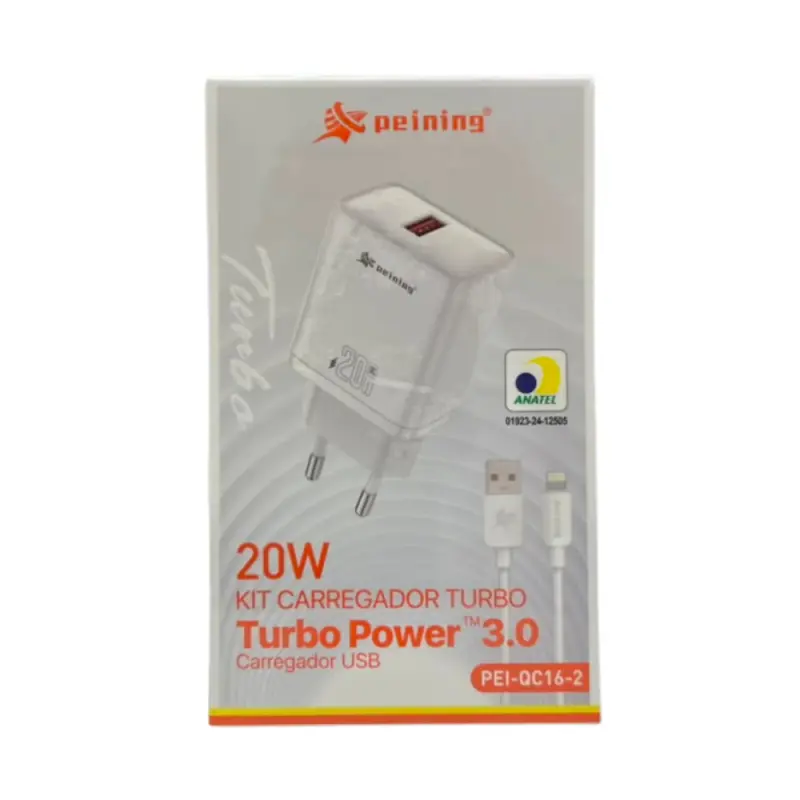 CARREGADOR PEINING IOS PEI-QC16-2
