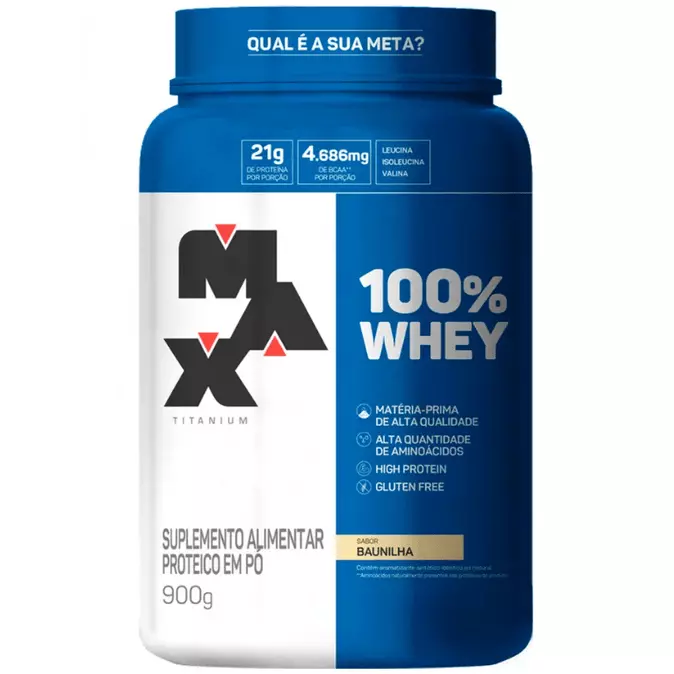 MAX TITANIUM 100% WHEY - 900G POTE