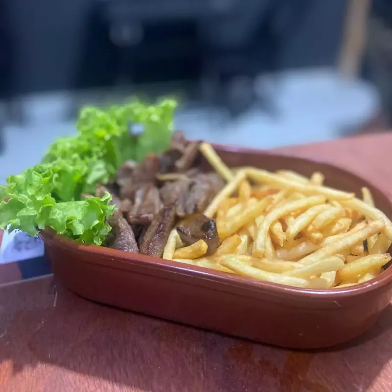 Carne de Sol com Fritas