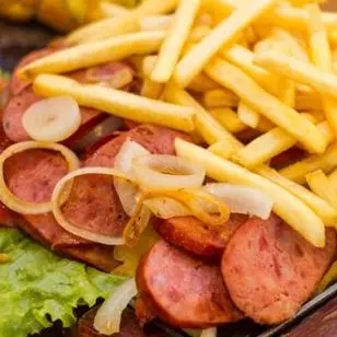 Linguiça De frango Acebolada
