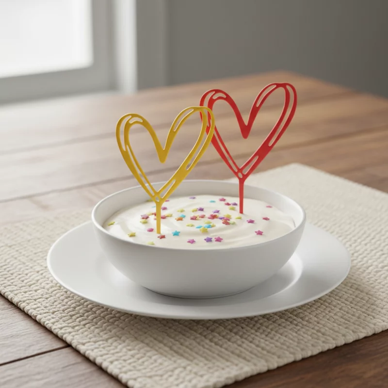 2023  TOPPER CORAZON - 14X9.5CM