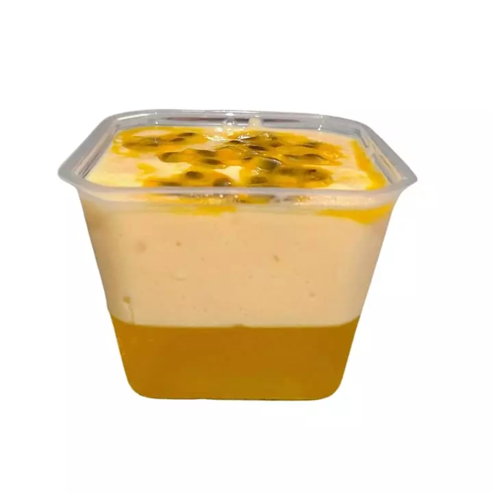 Mousse de Maracujá no Pote