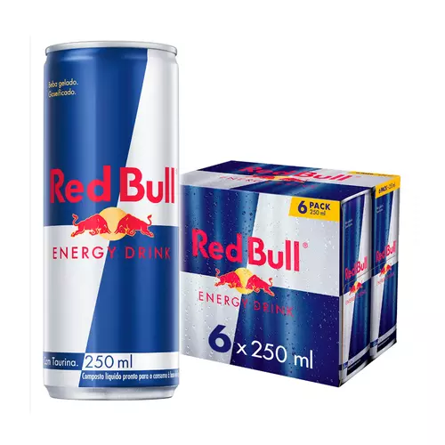ENERGY RED BULL 4X250ml