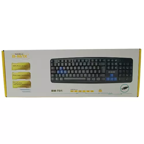 TECLADO C/FIO B-MAX BM-T01