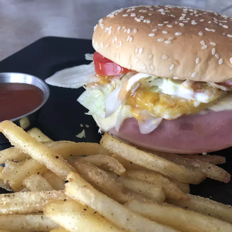 Hamburguesa Hawaiiana