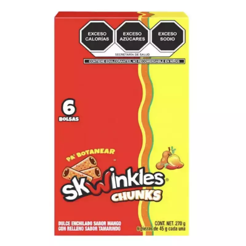 Chunks sabor a mango x 6 unidades