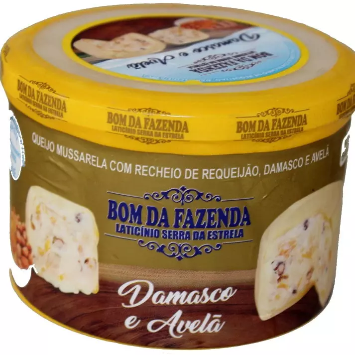 QUEIJO TRUFADO DAMASCO E AVELÃ 600G