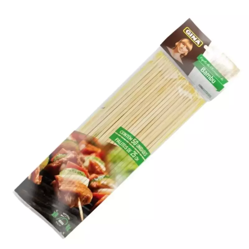 Espeto Para Churrasco Gina 50 un.