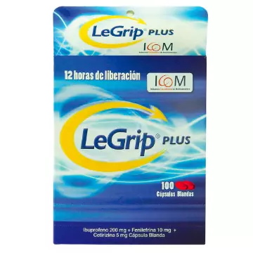 LEGRIP PLUS 100 CAP BLANDAS