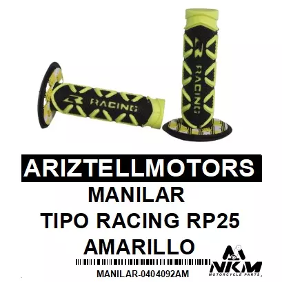 MANILAR TIPO RACING RP25 AMARILLO