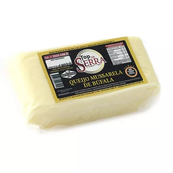 Queijo Mussarela de Búfala