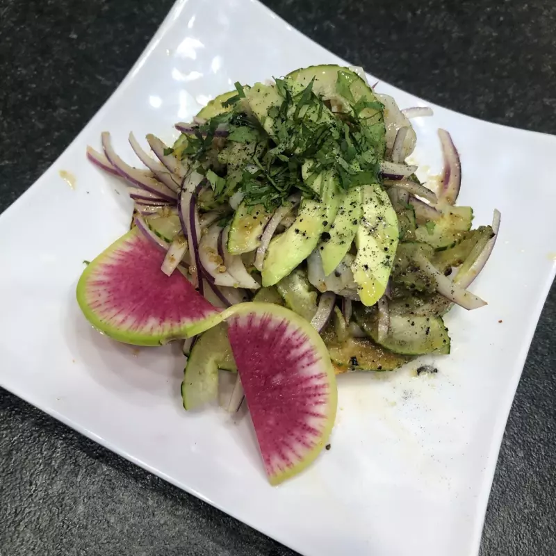 Tostada de aguachile Verde