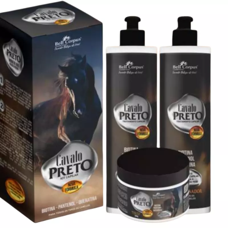 KIT CAPILAR CAVALO PRETO