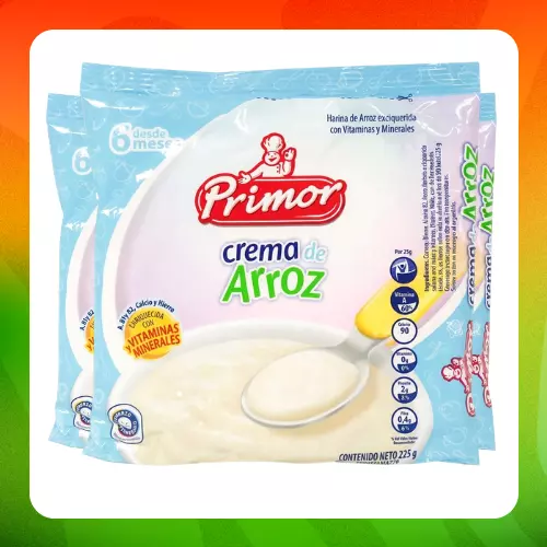 Bulto Primor Crema Arroz 225g
