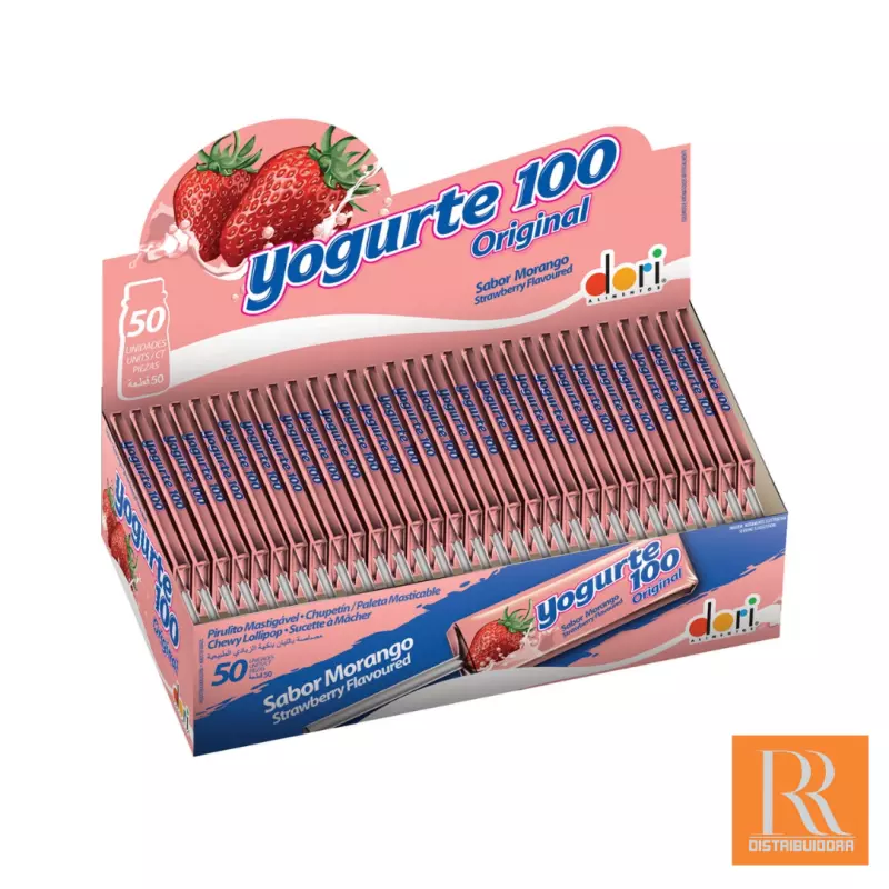 Pirulito Mastigavel Dori Yogurte100