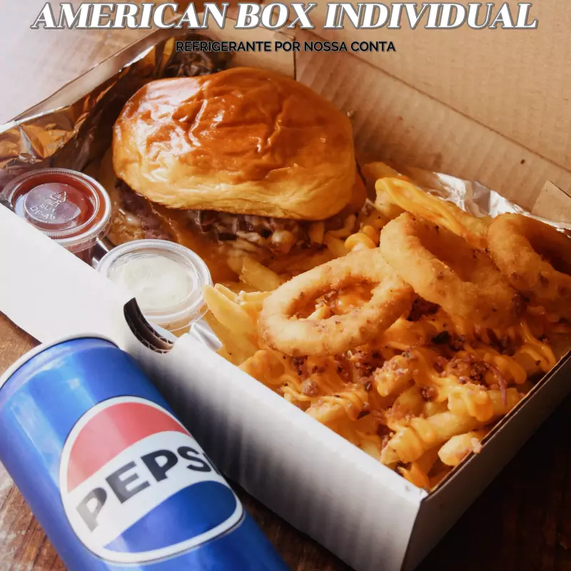 American Individual + REFRI LATA😋