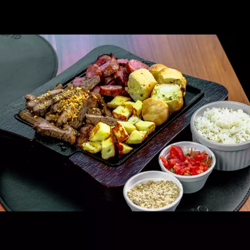 Tabua de churrasco - serve 2 pessoas