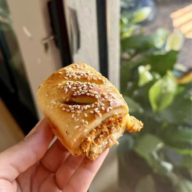 Salgado - Frango com cream cheese