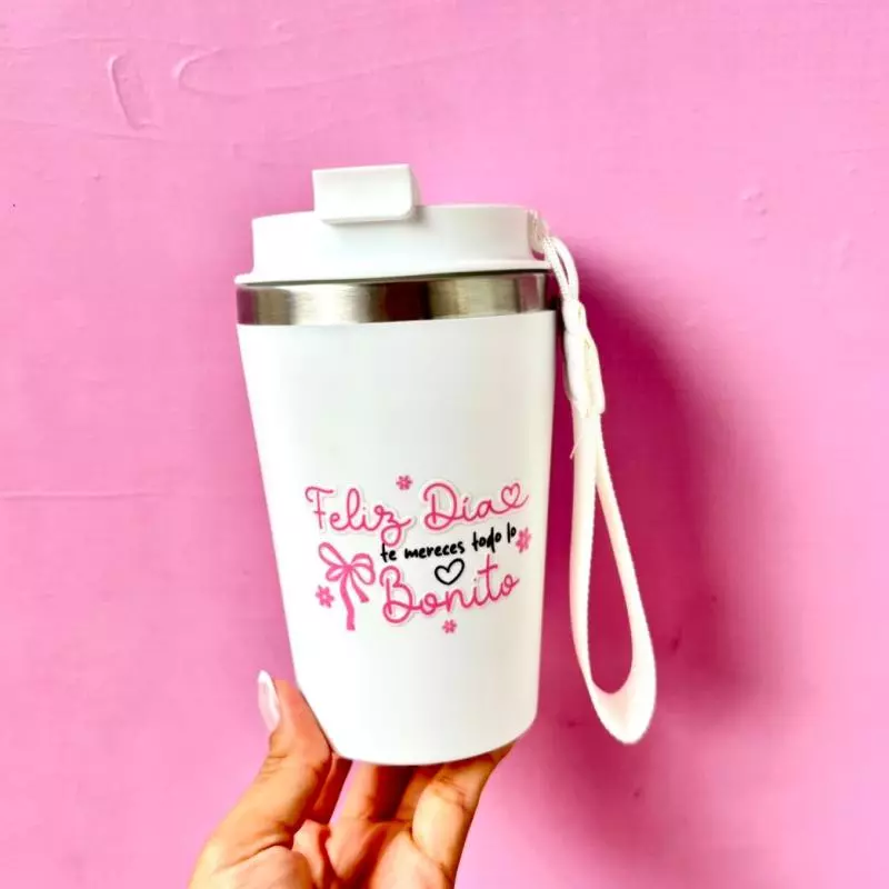 Termo coffee blanco