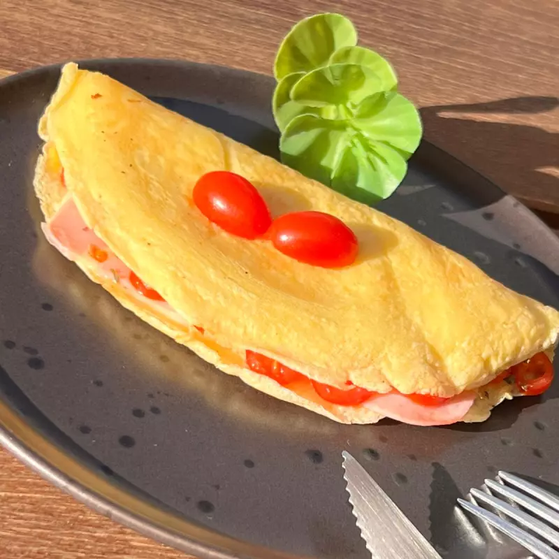 Crepioca presunto e queijo