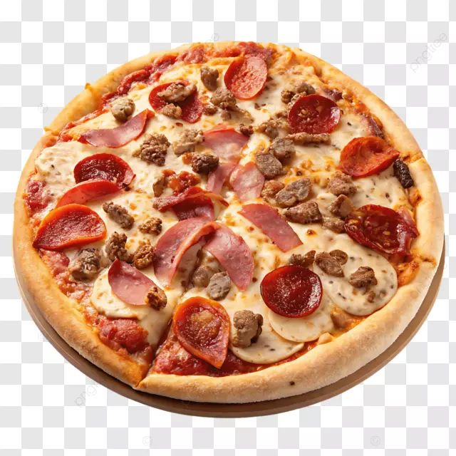 Pizza Carnes Frias.