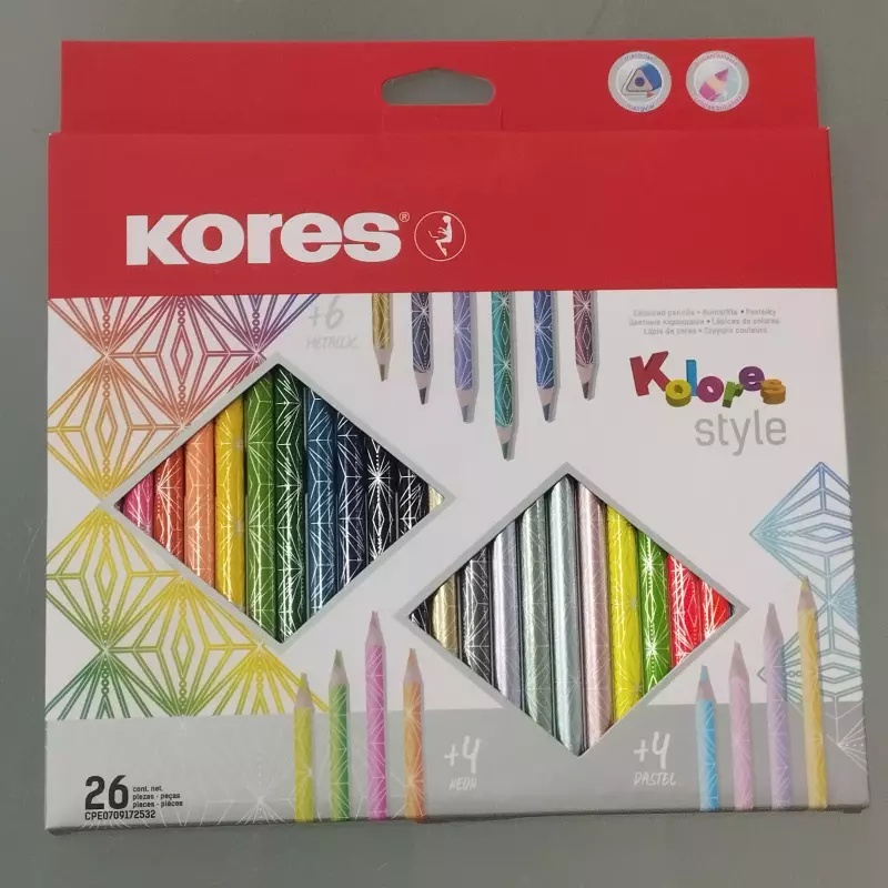 Colores style 26 piezas kores