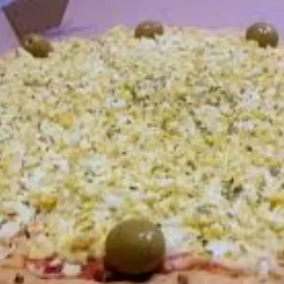 Mozzarella y huevo duro